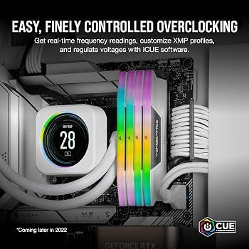 CORSAIR VENGEANCE KIT 32GB 6000MHZ CL36 BLANCO RGB - foto 4