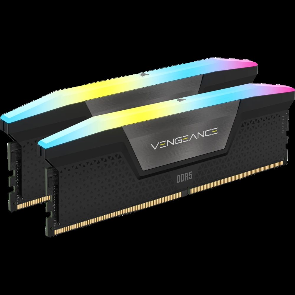 CORSAIR VENGEANCE KIT 32GB 6000MHZ CL36 NEGRO RGB