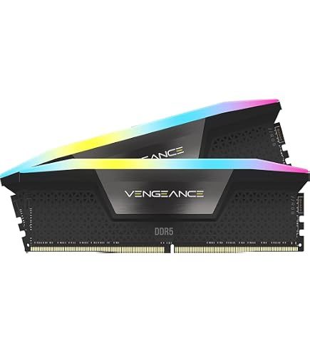 CORSAIR VENGEANCE KIT 32GB 6400MHZ CL36 NEGRO RGB - foto 4