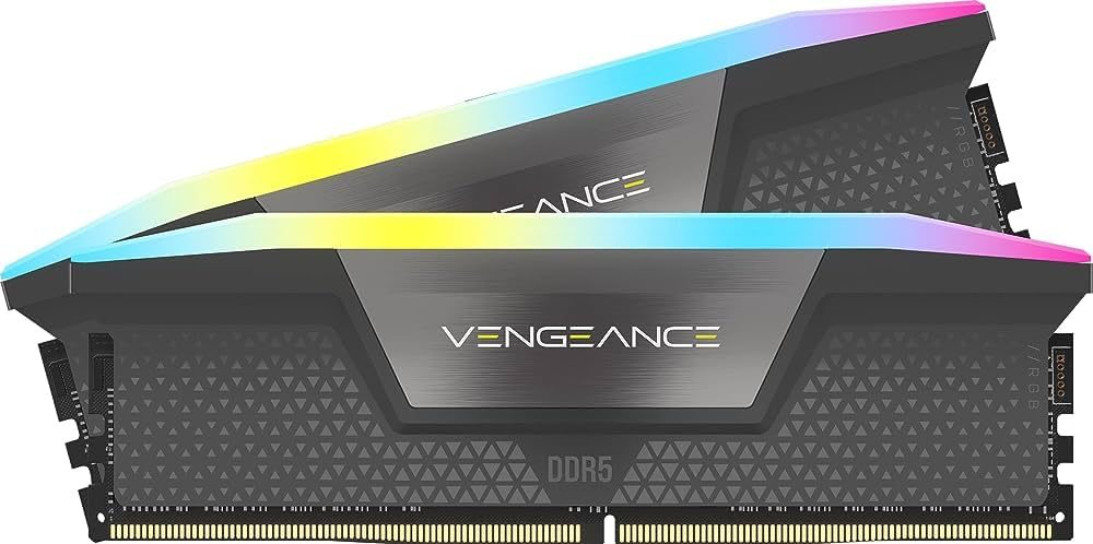 CORSAIR VENGEANCE RGB DDR5 32GB (2X16GB) 6000MHZ CL36 BLACK AMD + INTEL - foto 2
