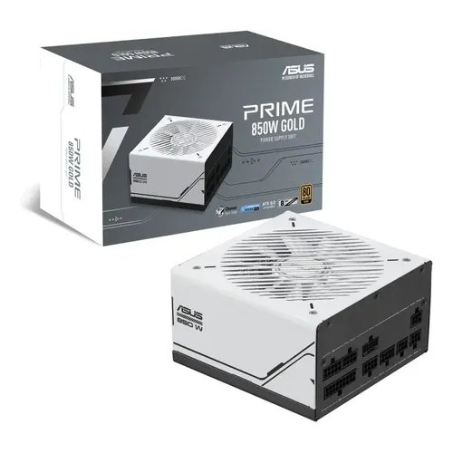 Fuente De Poder ASUS Rog Strix 850W 80+ Gold White Edition - 850W