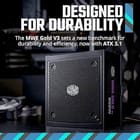 Fuente De Poder Cooler Master Mwe 850W V3 80 Plus Gold Full Modular - foto 1