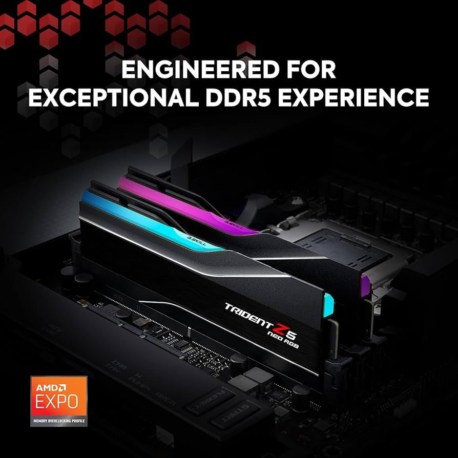 GSKILL TRIDENT Z5 NEO KIT 64GB 6000MHZ CL26 NEGRO RGB - foto 2
