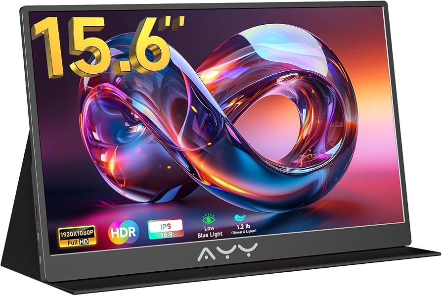 MONITOR PORTABLE AYY PORTABLE MONITOR A15G1B 15'' 1080P FULL HD - 60 Hz - - foto 3