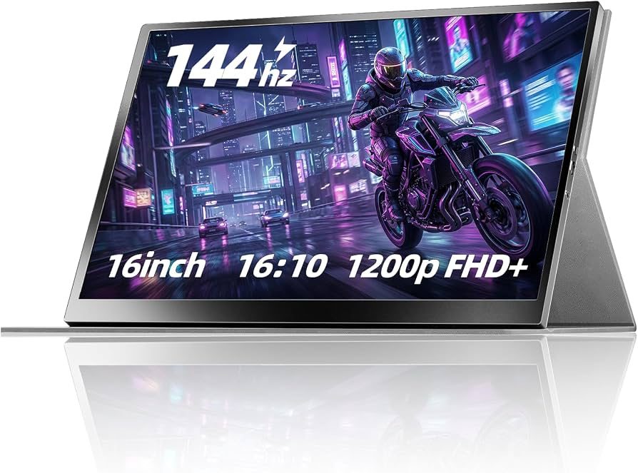 MONITOR PORTABLE LASITU 16'' - 1440P QHD IPS 144HZ FUNDA - foto 3
