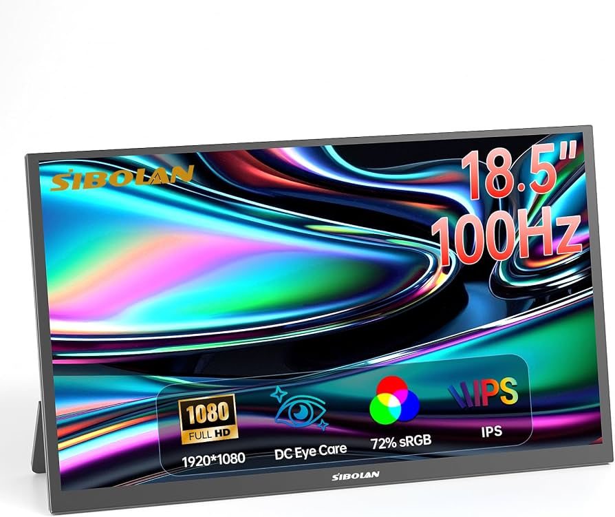 MONITOR PORTABLE SILOBAN 18.5'' - 1080P FHD IPS 120HZ - foto 2