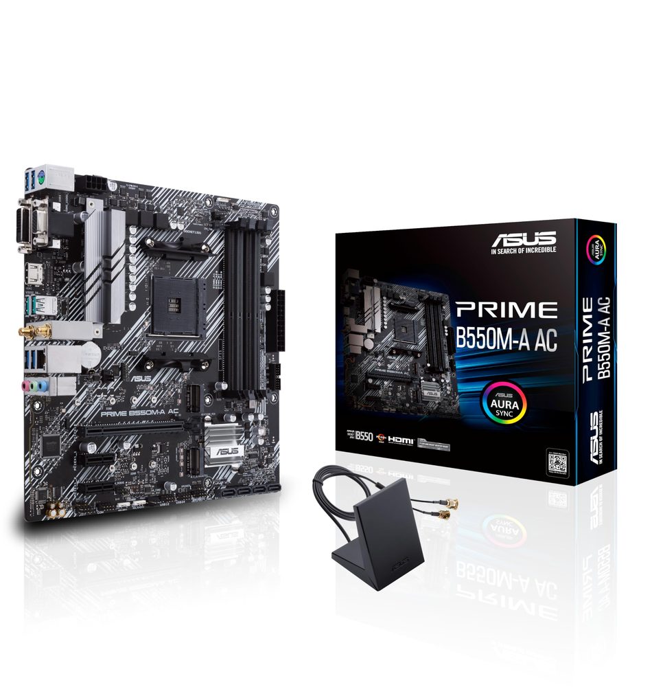PLACA MADRE B550M-A AC ASUS PRIME WIFI - AMD AM4 - foto 4