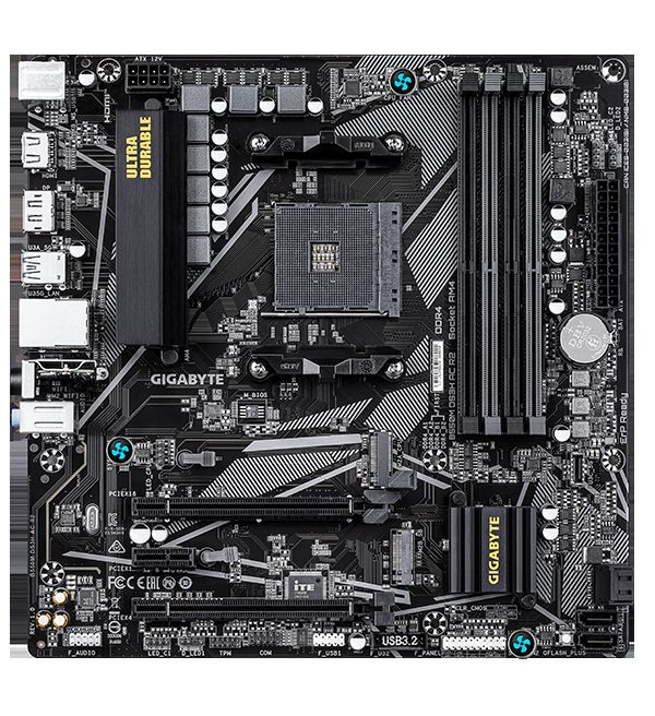 PLACA MADRE B550M GIGABYTE DS3H AC R2 WIFI - AMD AM4 - foto 3