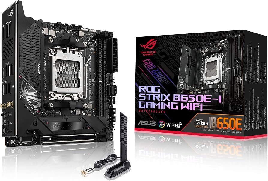 PLACA MADRE B650E-I ASUS ROG STRIX GAMING WIFI MINI ITX- AMD AM5 - foto 3