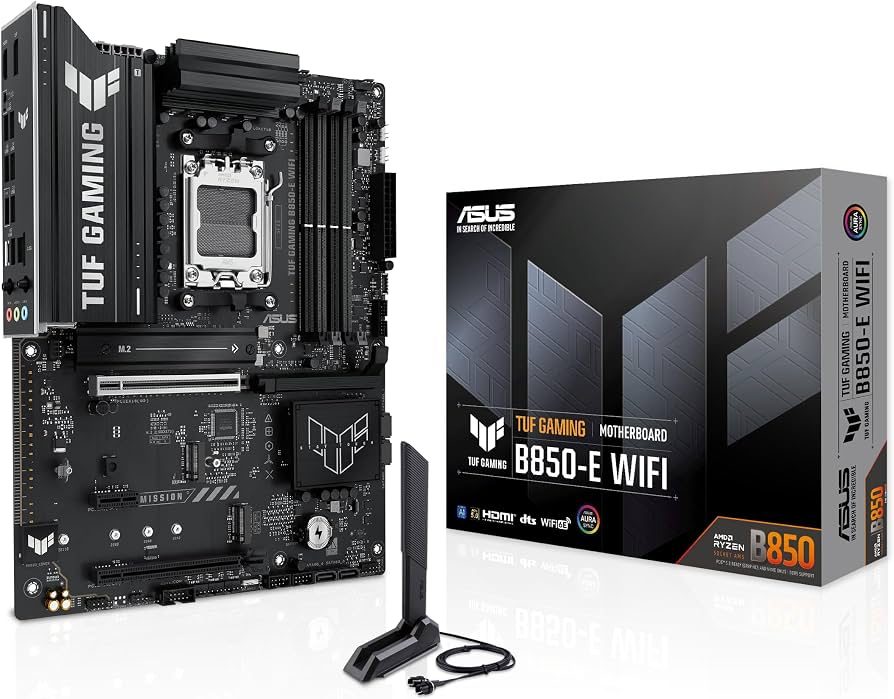 PLACA MADRE B850-E ASUS TUF GAMING WIFI - AMD AM5 - foto 3
