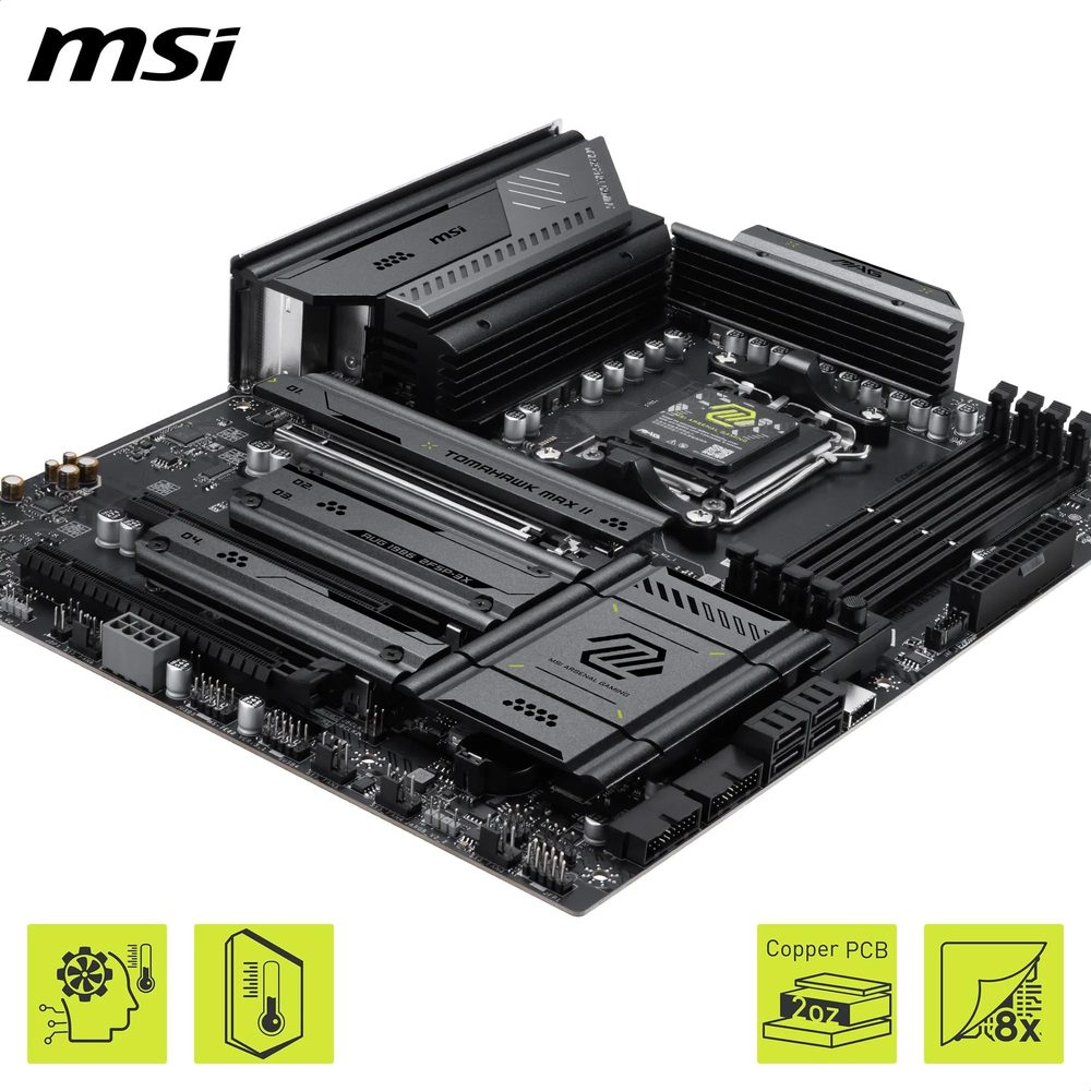 PLACA MADRE B850 MSI TOMAHAWK WIFI - AMD AM5 - foto 4