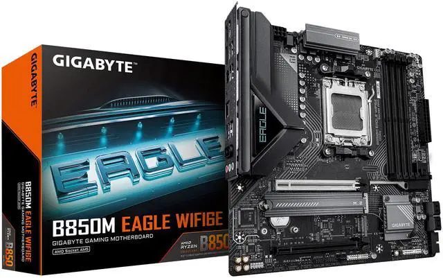 PLACA MADRE B850M GIGABYTE EAGLE WIFI6 ICE - AMD AM5 - foto 2