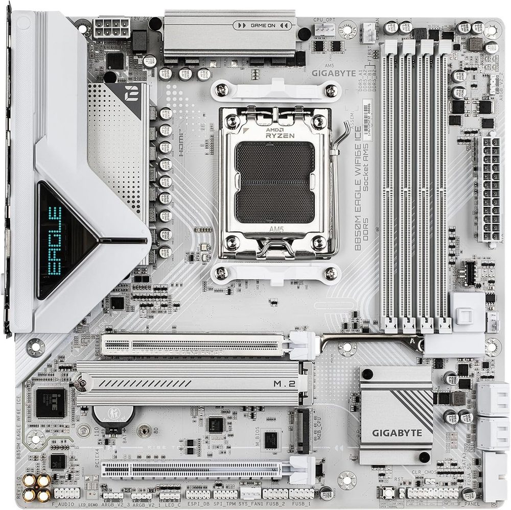 PLACA MADRE B850M GIGABYTE EAGLE WIFI6 ICE - AMD AM5 - foto 4