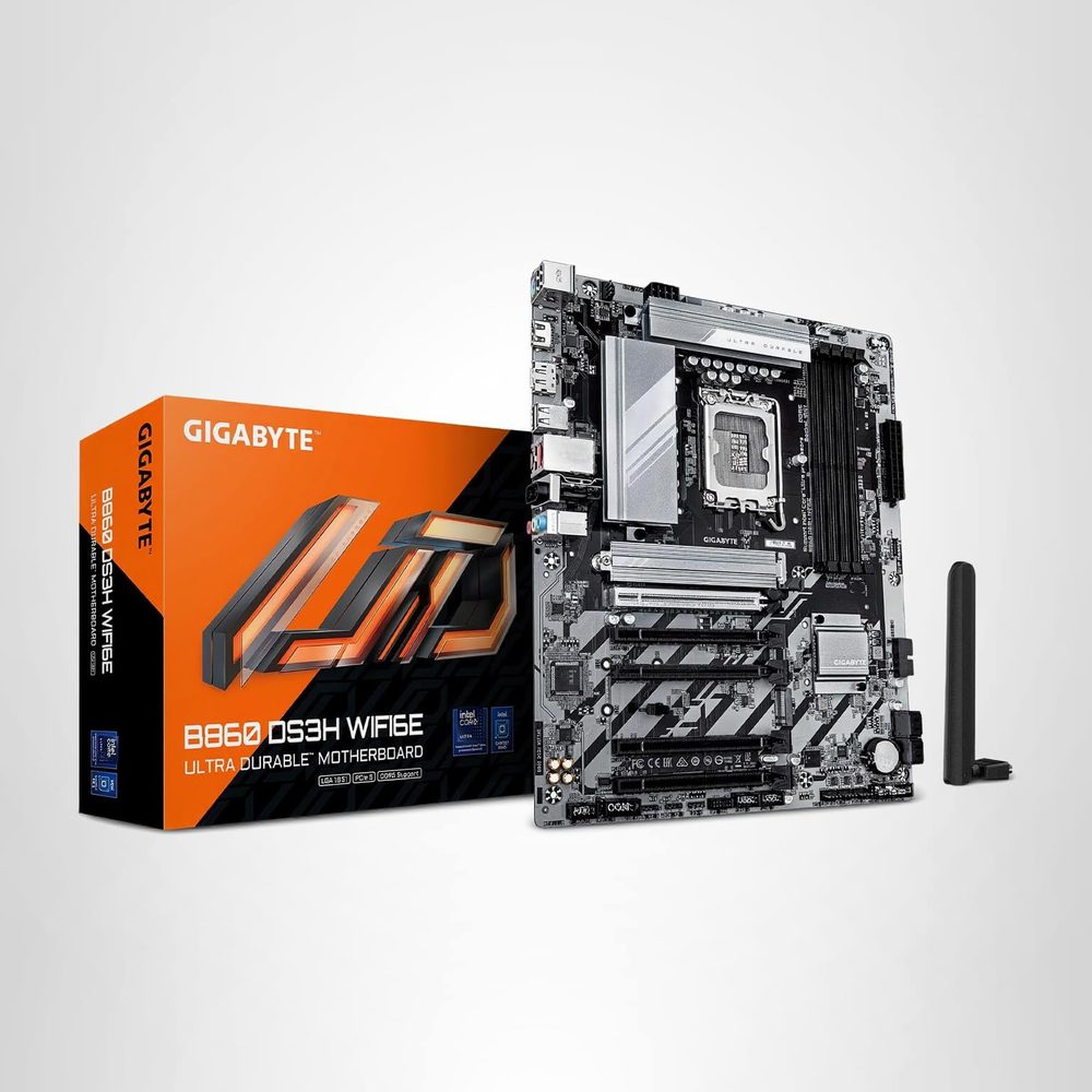 PLACA MADRE B860 GIGABYTE DS3H WIFI6E - INTEL LGA 1851 - foto 2
