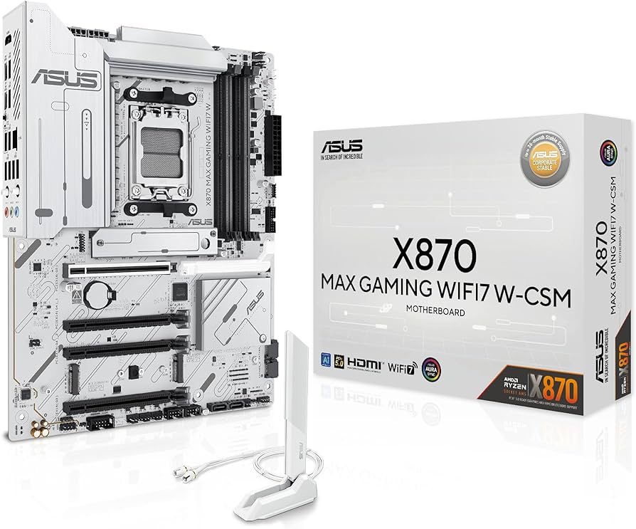 PLACA MADRE X870 ASUS MAX GAMING WIFI7 W - AM5 - foto 2