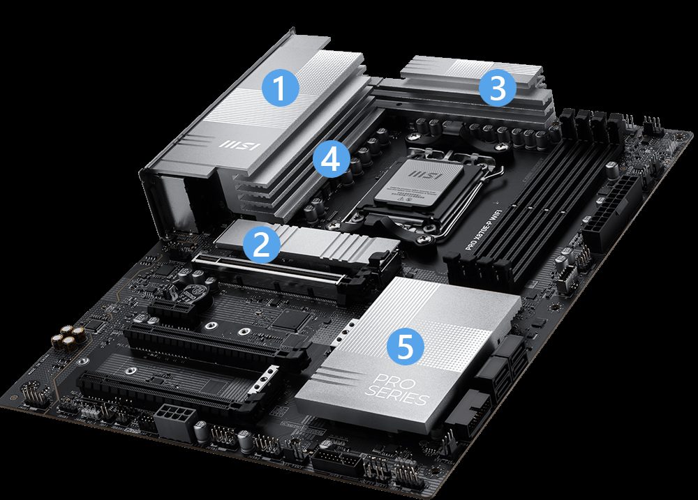 PLACA MADRE X870-P MSI PRO WIFI - AMD AM5 - foto 4