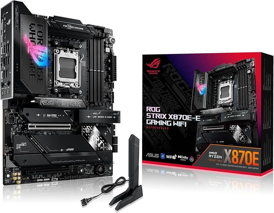 PLACA MADRE X870E ASUS ROG STRIX E GAMING WIFI - AM5 - foto 2