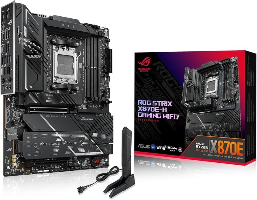 PLACA MADRE X870E ASUS ROG STRIX H GAMING WIFI7 - AMD AM5 - foto 3