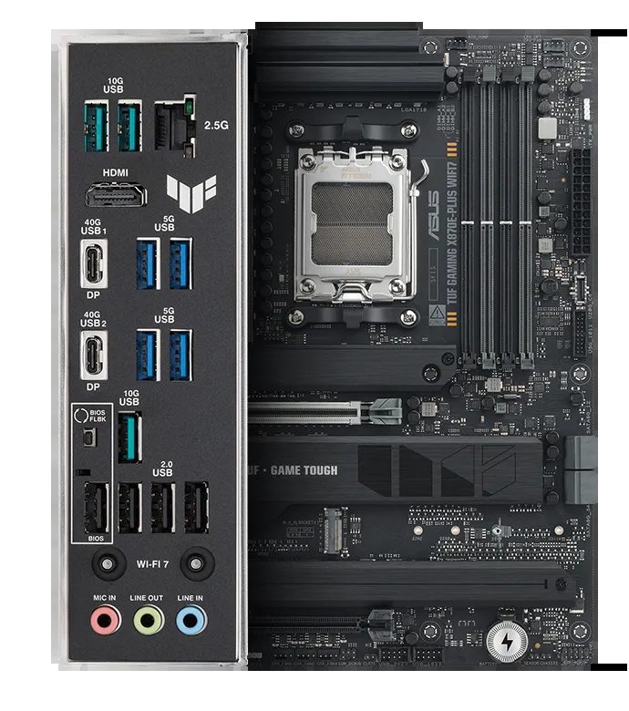 PLACA MADRE X870E ASUS TUF GAMING WIFI - AM5 - foto 3