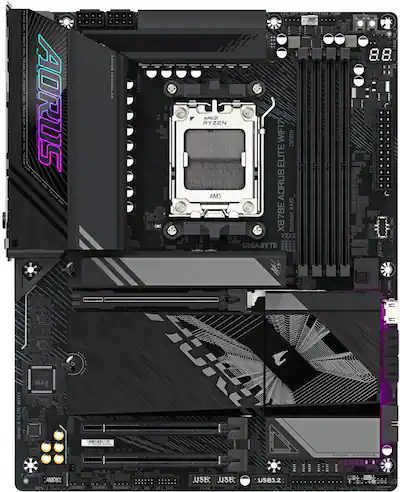 PLACA MADRE X870E GIGABYTE AORUS ELITE WIFI7 - AMD AM5 - foto 2