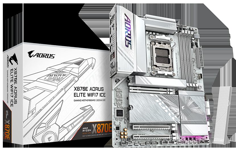 PLACA MADRE X870E GIGABYTE AORUS ELITE WIFI7 - AMD AM5 - foto 3