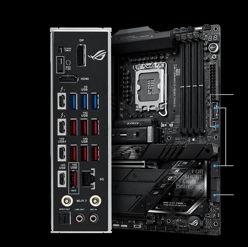 PLACA MADRE Z890 ASUS ROG STRIX E GAMING WIFI - INTEL LGA 1851 - foto 3