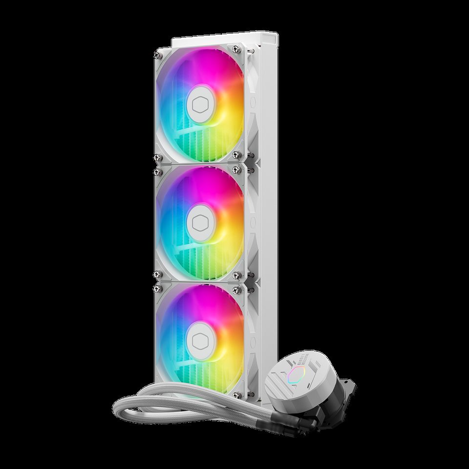 REFRIGERACION LIQUIDA COOLER MASTER MASTERLIQUID ML360L V2 WHITE ARGB - foto 2