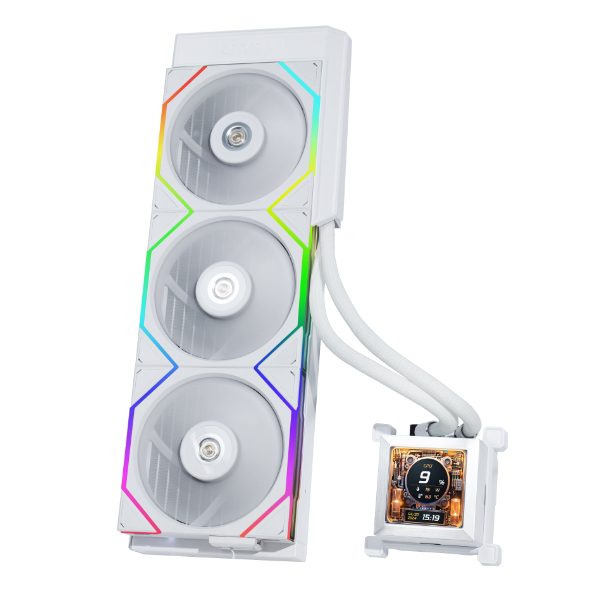 REFRIGERACION LIQUIDA LIANLI HIDROSHIFT LCD 360R WHITE - foto 2