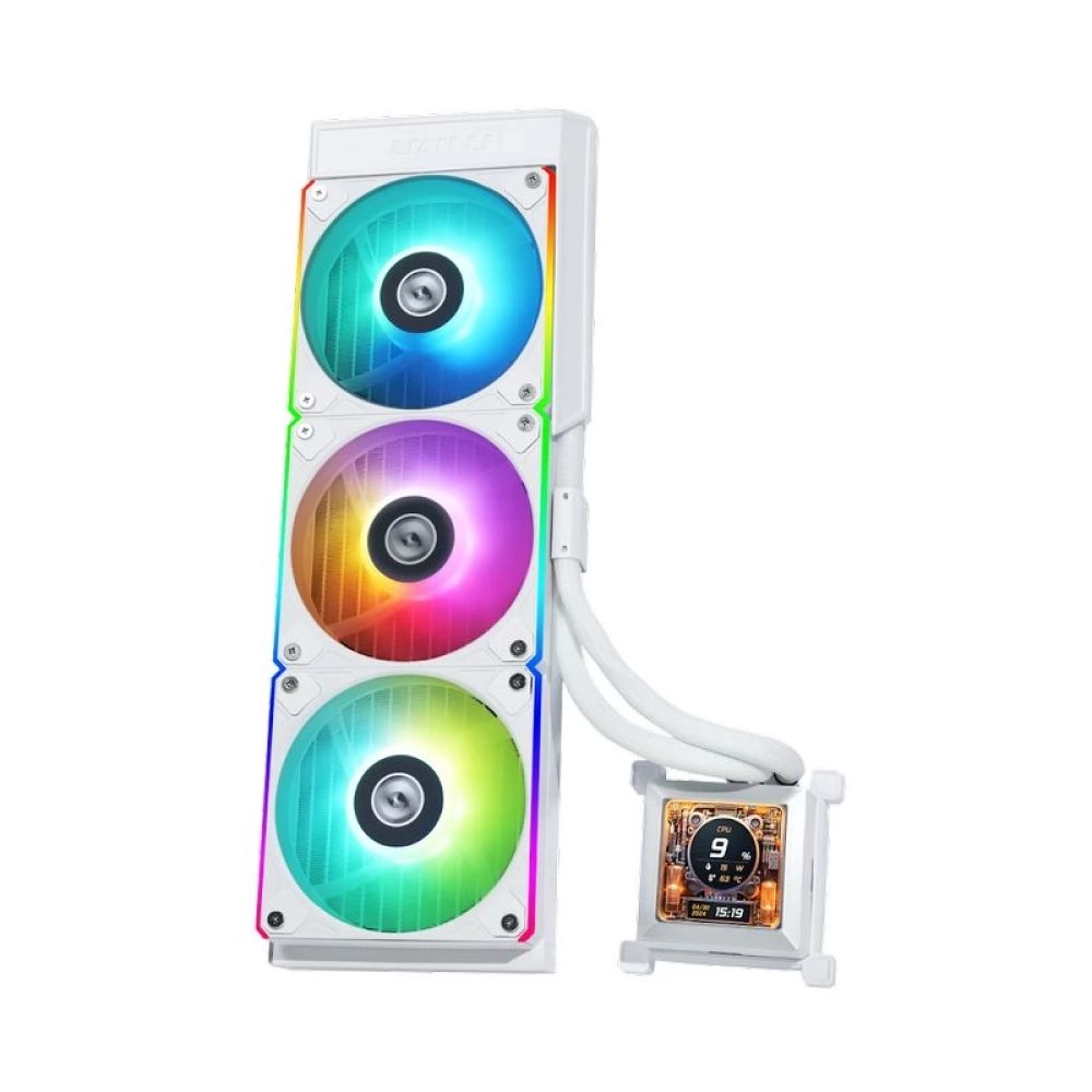 REFRIGERACION LIQUIDA LIANLI HIDROSHIFT LCD 360S WHITE (NO RGB) - foto 4