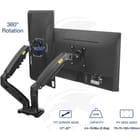 SOPORTE PARA MONITOR NORTH BAYO F160 DUAL 22-30" BLACK - foto 1