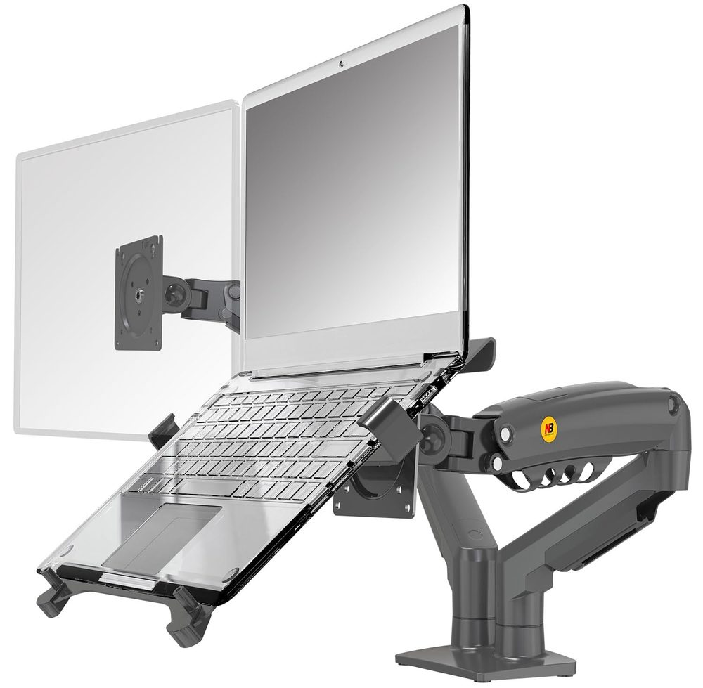 SOPORTE PARA MONITOR NORTH BAYO F160 DUAL 22-30" BLACK - foto 2