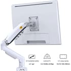 SOPORTE PARA MONITOR NORTH BAYOU F80 17-30" WHITE - foto 4