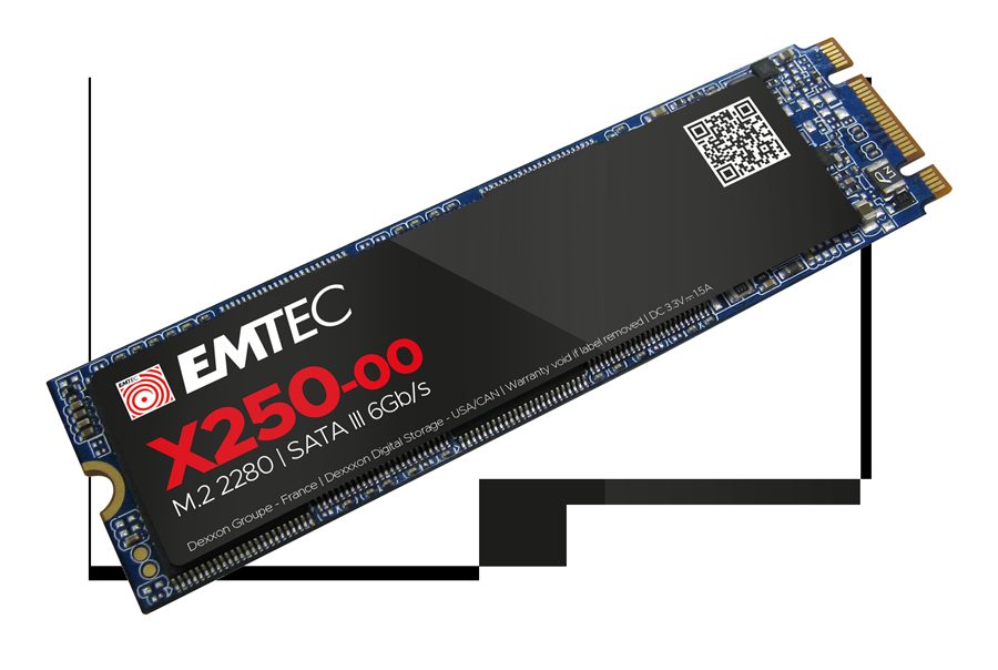 SSD 1TB EMTEC X250 M.2 SATA 520MB-s - foto 2