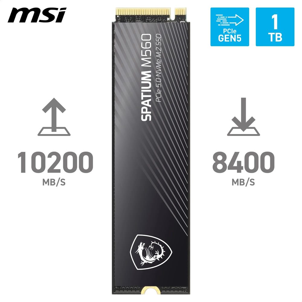 SSD 1TB MSI SPATIUM M560 10300MB-s - foto 2