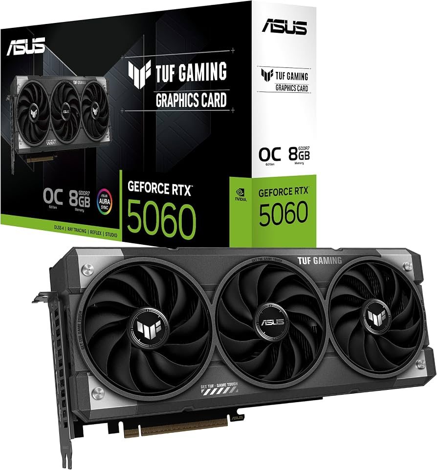 TARJETA DE VIDEO NVIDIA GEFORCE RTX 5060 ASUS TUF GAMING 8GB - foto 2