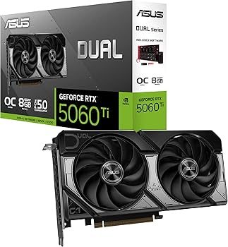 TARJETA DE VIDEO NVIDIA GEFORCE RTX 5060TI 8GB ASUS DUAL - foto 2