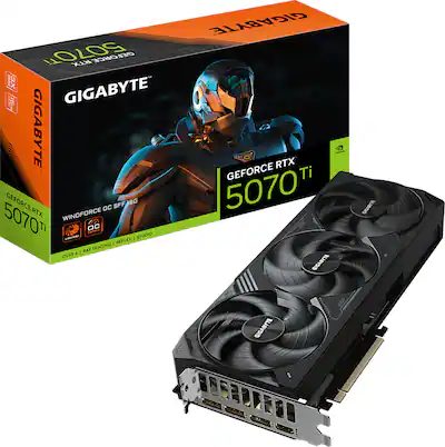 TARJETA VIDEO NVIDIA GEFORCE RTX 5070 GIGABYTE WINDFORCE - 12GB - foto 4