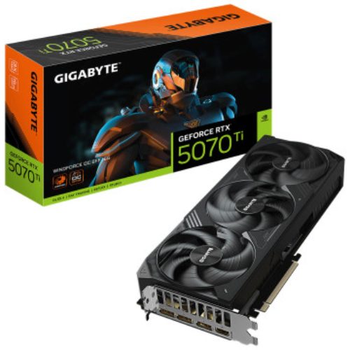 TARJETA VIDEO NVIDIA GEFORCE RTX 5070TI GIGABYTE WINDFORCE OC - 16GB