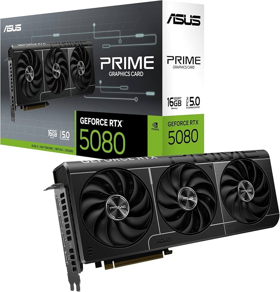TARJETA VIDEO NVIDIA GEFORCE RTX 5080 ASUS PRIME - 16GB - foto 2