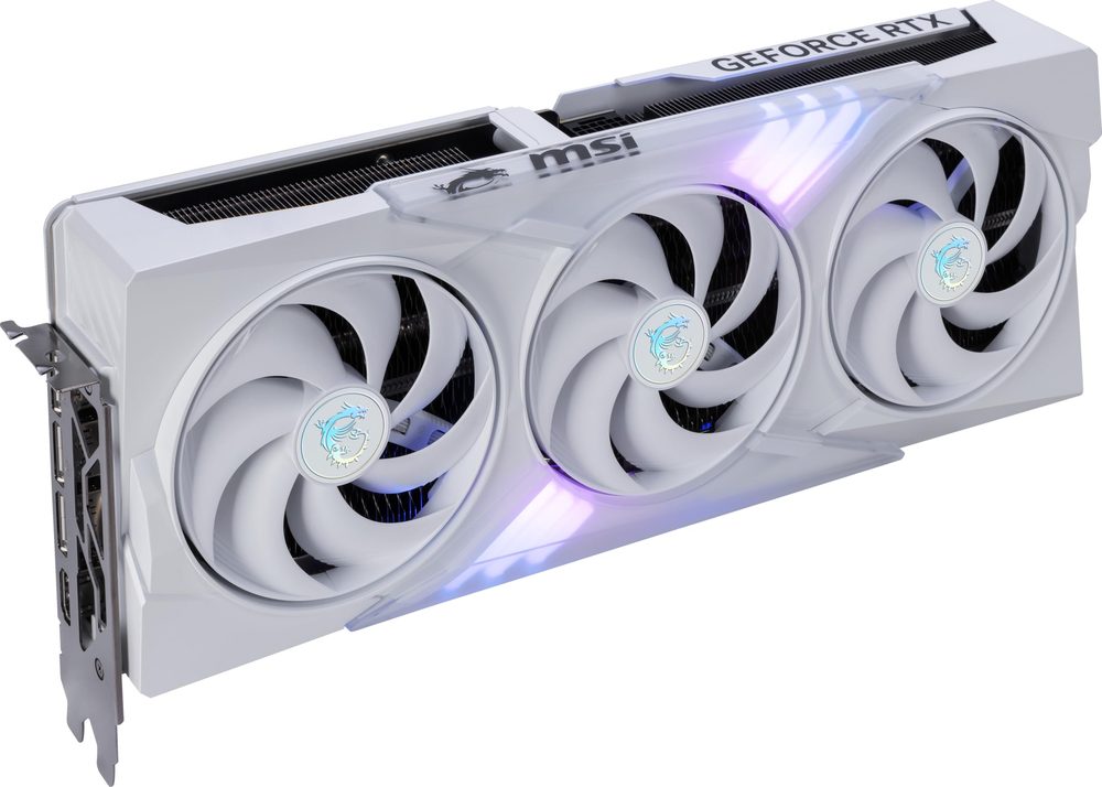 TARJETA VIDEO NVIDIA GEFORCE RTX 5080 MSI GAMING TRIO WHITE OC - 16GB GDDR7 - foto 3
