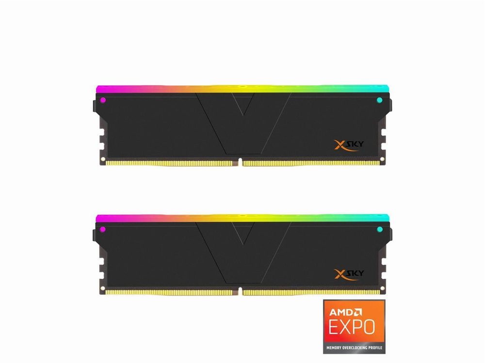 V COLOR MANTA XSKY KIT 32GB 6000MHZ CL30 NEGRO