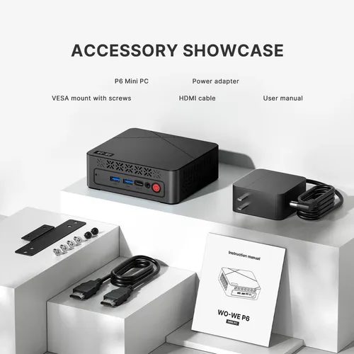 Wo-We Mini PC P6 (Ryzen 5 3550H, 16GB, 512GB) - foto 3